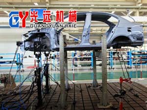 為天津豐田制作車身檢測(cè)平臺(tái)